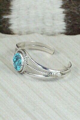Turquoise & Sterling Silver Bracelet - Lenora Begay - High Lonesome Trading