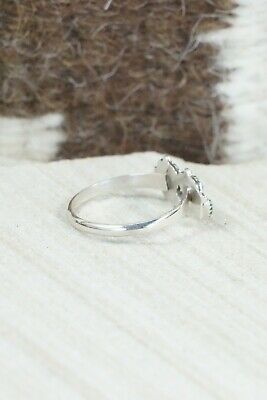 Turquoise & Sterling Silver Ring - Charles Martinez - Size 6.75
