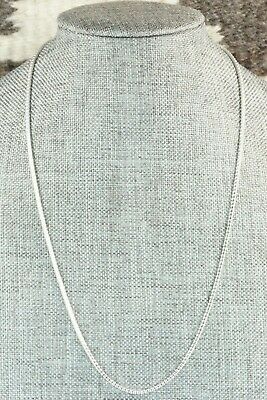 Sterling Silver Chain Necklace - Sterling Silver 18"
