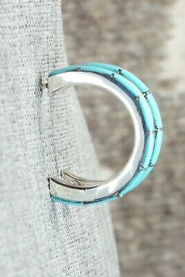 Turquoise & Sterling Silver Earrings - Verna Kantesta
