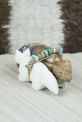Wolf Zuni Fetish Carving - Daisy Natewa
