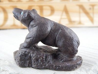 Bear Zuni Fetish Carving - Herbert Him - High Lonesome Trading