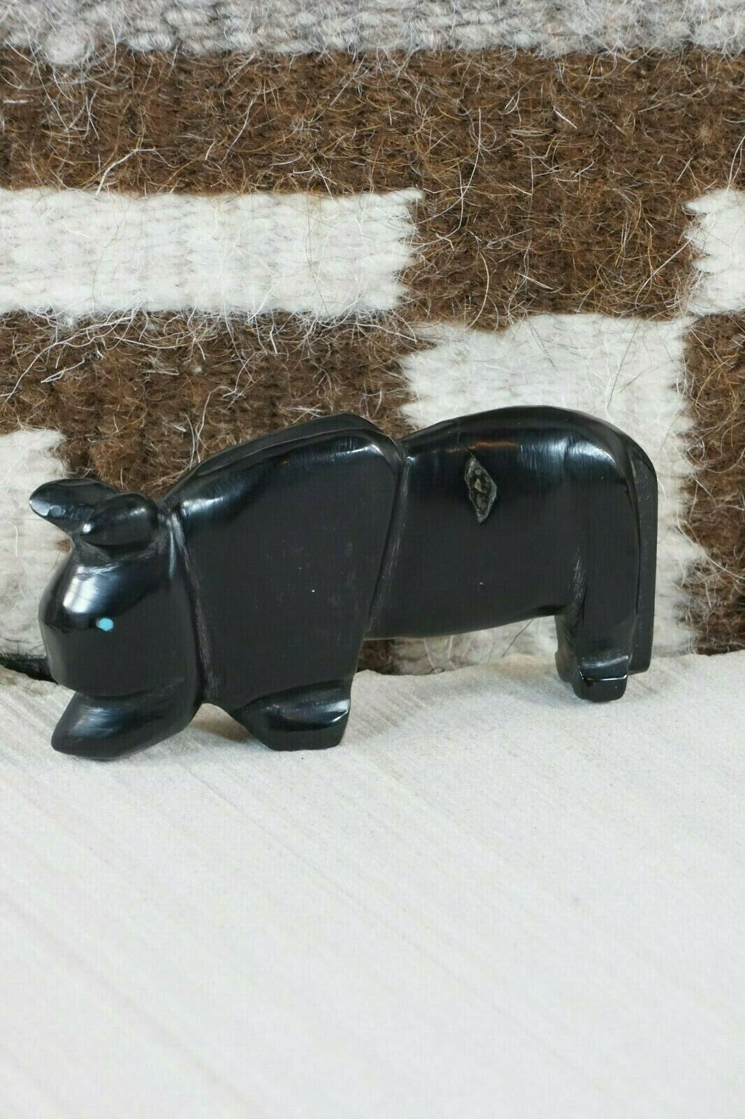Buffalo Zuni Fetish Carving - Kelly Lementino - High Lonesome Trading