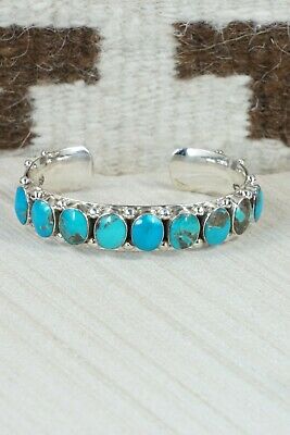 Navajo Turquoise & Sterling Silver Bracelet - Native American