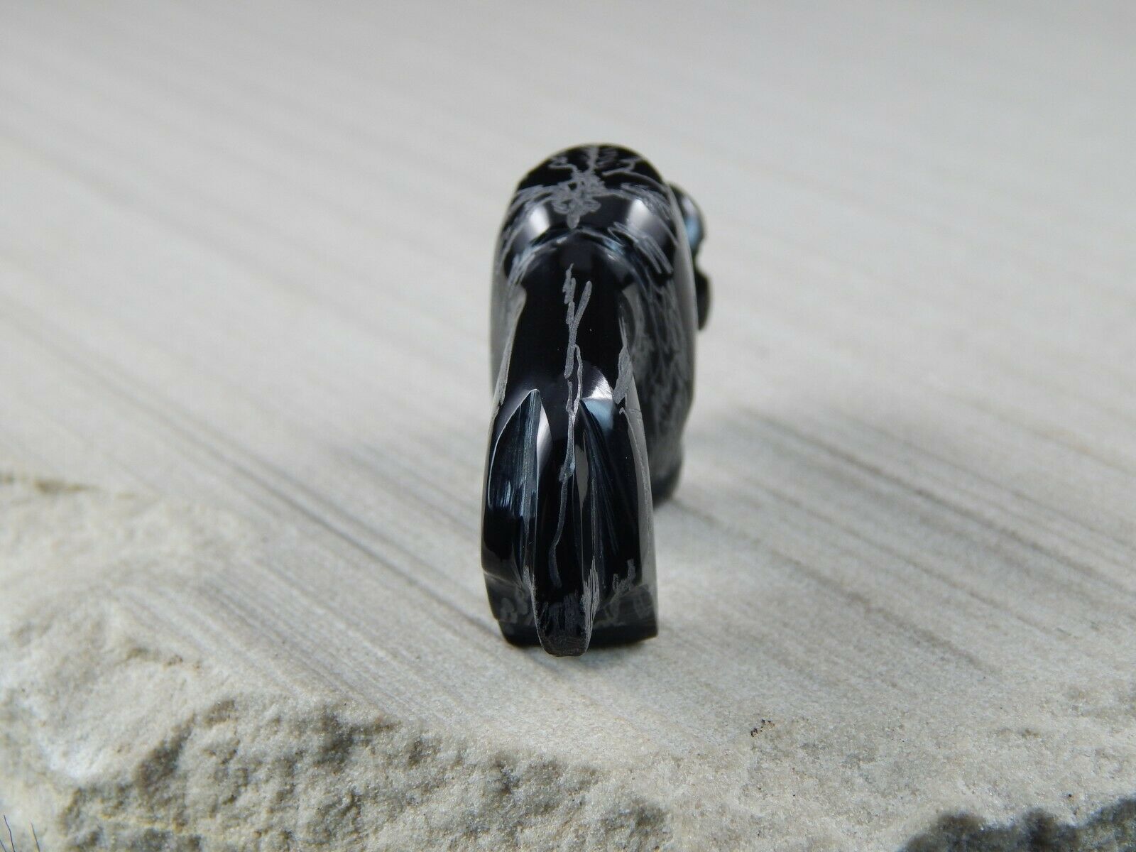 Buffalo Zuni Fetish Carving - Russell Shack - High Lonesome Trading