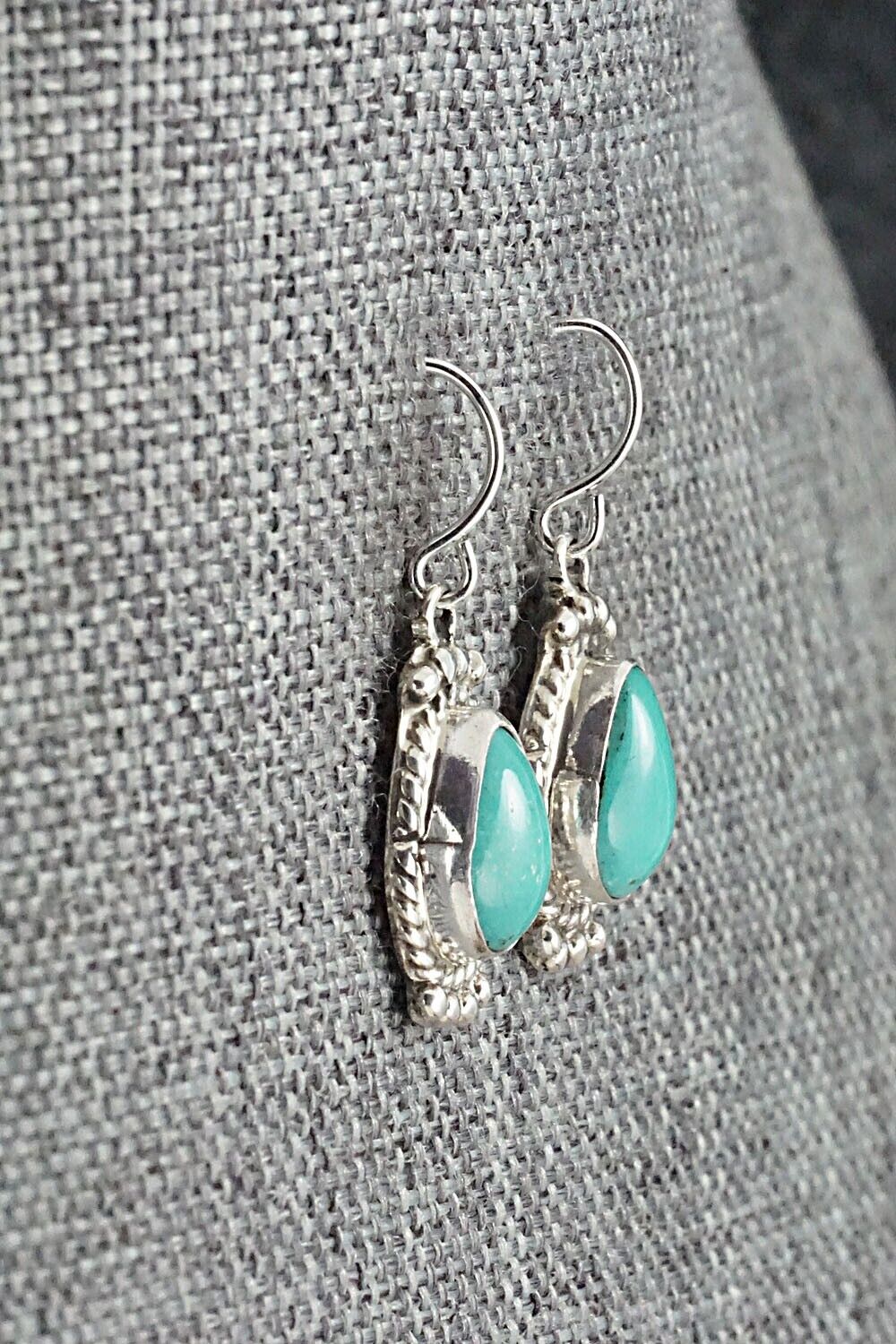 Turquoise & Sterling Silver Earrings - Jan Mariano