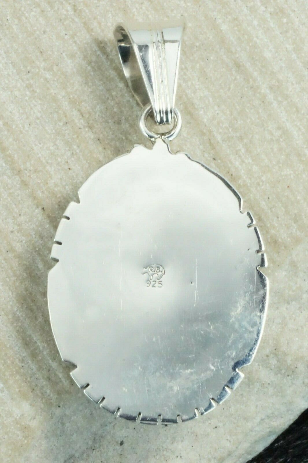 Lapis & Sterling Silver Pendant - Samuel Yellowhair