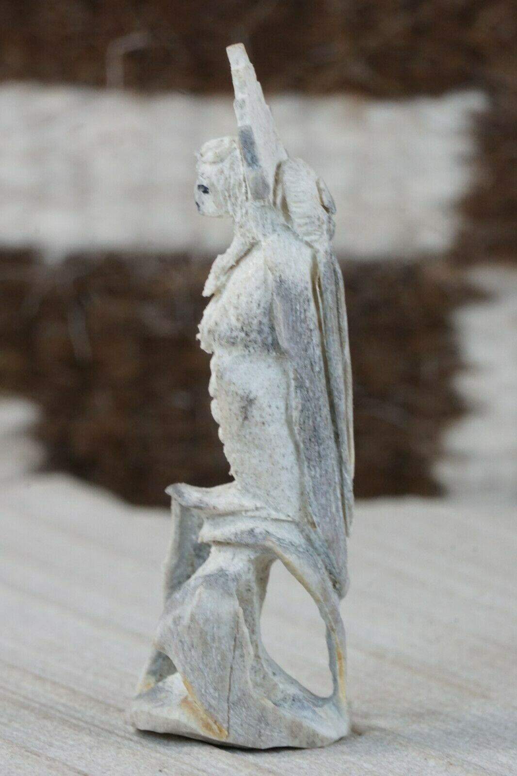 Corn Maiden Zuni Fetish Carving - Lewis Malie Jr - High Lonesome Trading