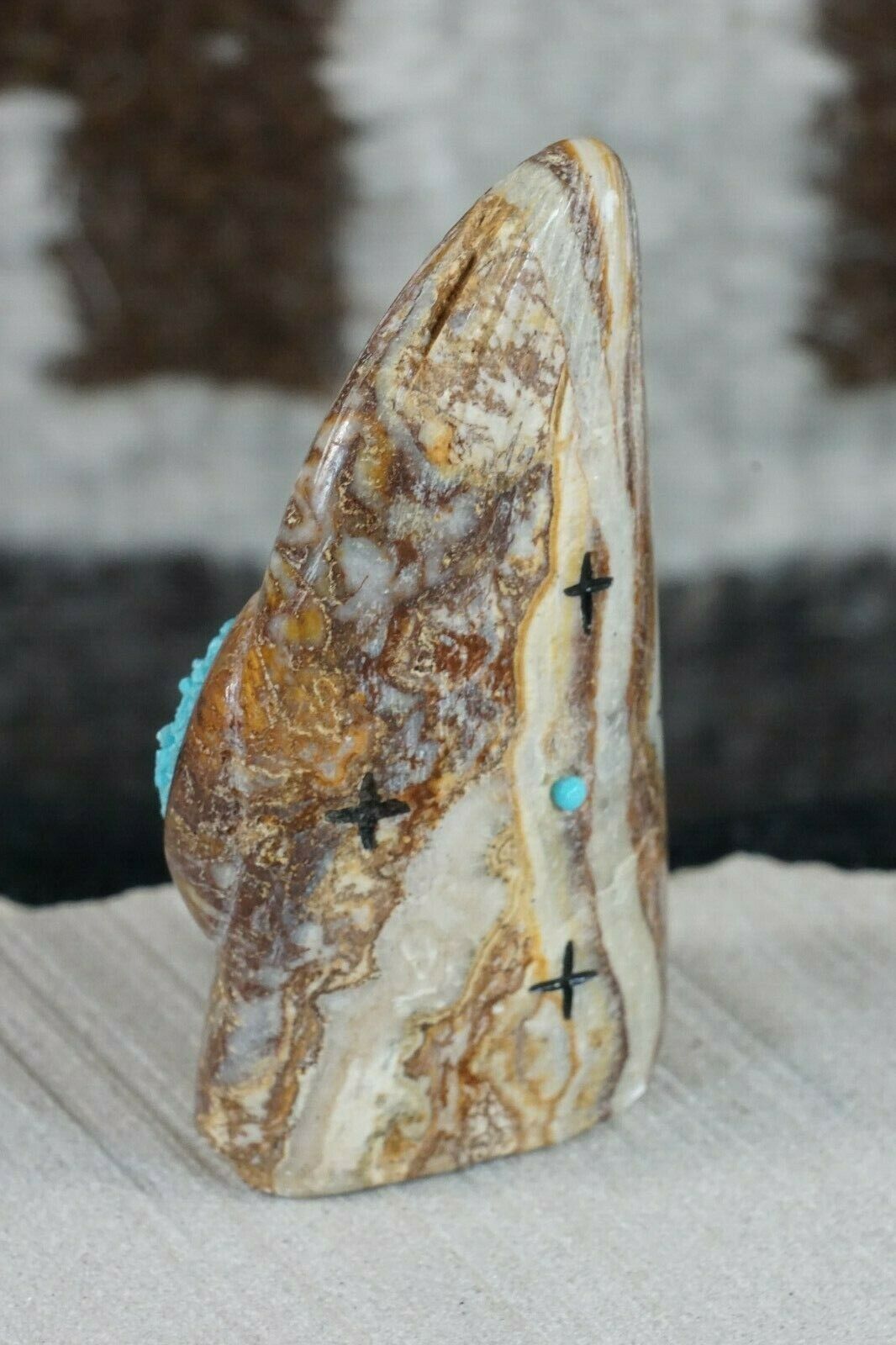 Corn Maiden Zuni Fetish Carving - Stuart Quandelacy - High Lonesome Trading