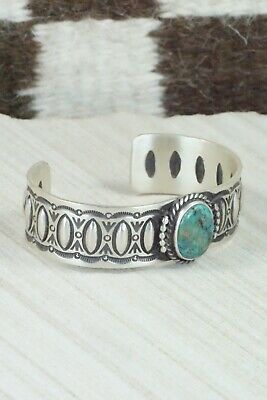 Turquoise & Sterling Silver Bracelet - Herman Smith