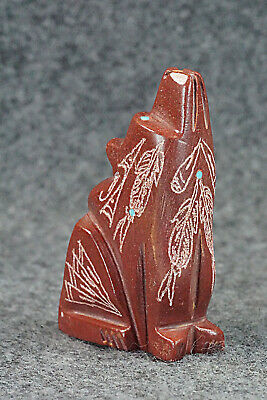 Wolf Zuni Fetish Carving - Adrian Cachini