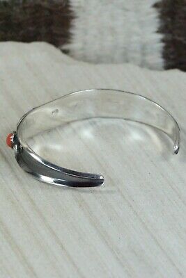 Turquoise, Coral & Sterling Silver Bracelet - Paul Largo