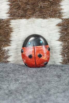 Lady Bug Zuni Fetish Carving - Reynold Lunasee