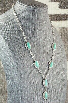 Turquoise & Sterling Silver Necklace - Jan Mariano