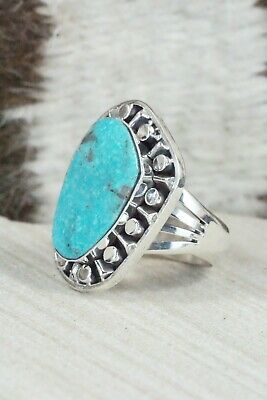 Turquoise & Sterling Silver Ring - Jimson Belin - Size 6.5