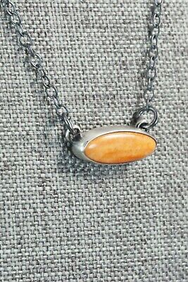 Spiny Oyster & Sterling Silver Necklace - Bernyse Chavez
