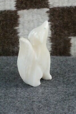 Wolf Zuni Fetish Carving - Calvert Bowannie