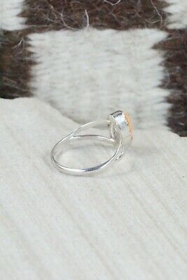Spiny Oyster & Sterling Silver Ring - Robert Martinez - Size 6.75