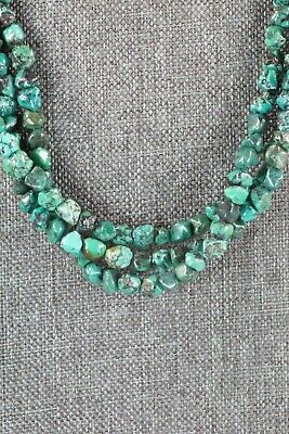 Turquoise & Sterling Silver Necklace - Navajo