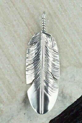 Sterling Silver Feather Pendant - Ben Begay