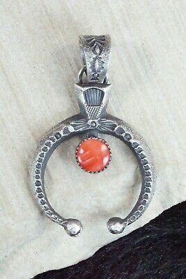 Spiny Oyster and Sterling Silver Pendant - Kevin Billah