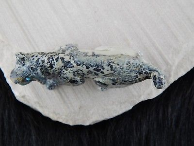 Bobcat Zuni Fetish Carving - Lance Cheama - High Lonesome Trading
