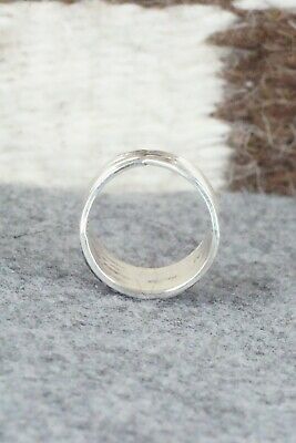 White Buffalo & Sterling Silver Ring - Claresse Kylestewa - Size 5.5
