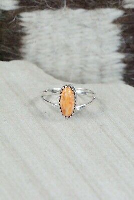 Spiny Oyster & Sterling Silver Ring - Robert Martinez - Size 6.75