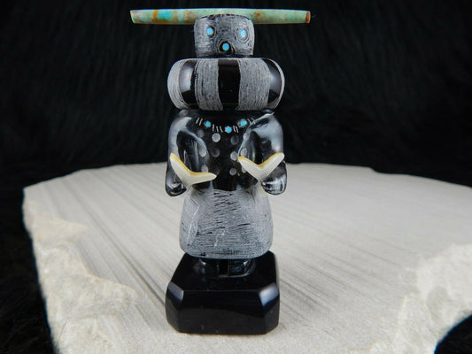 Dancer - Zuni Fetish - Russell Shack - Zuni Dancer Carving - Native American - High Lonesome Trading