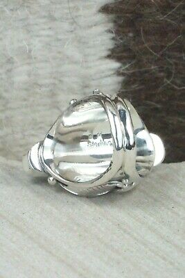 Turquoise & Sterling Silver Ring - Darrell Morgan - Size 5.5