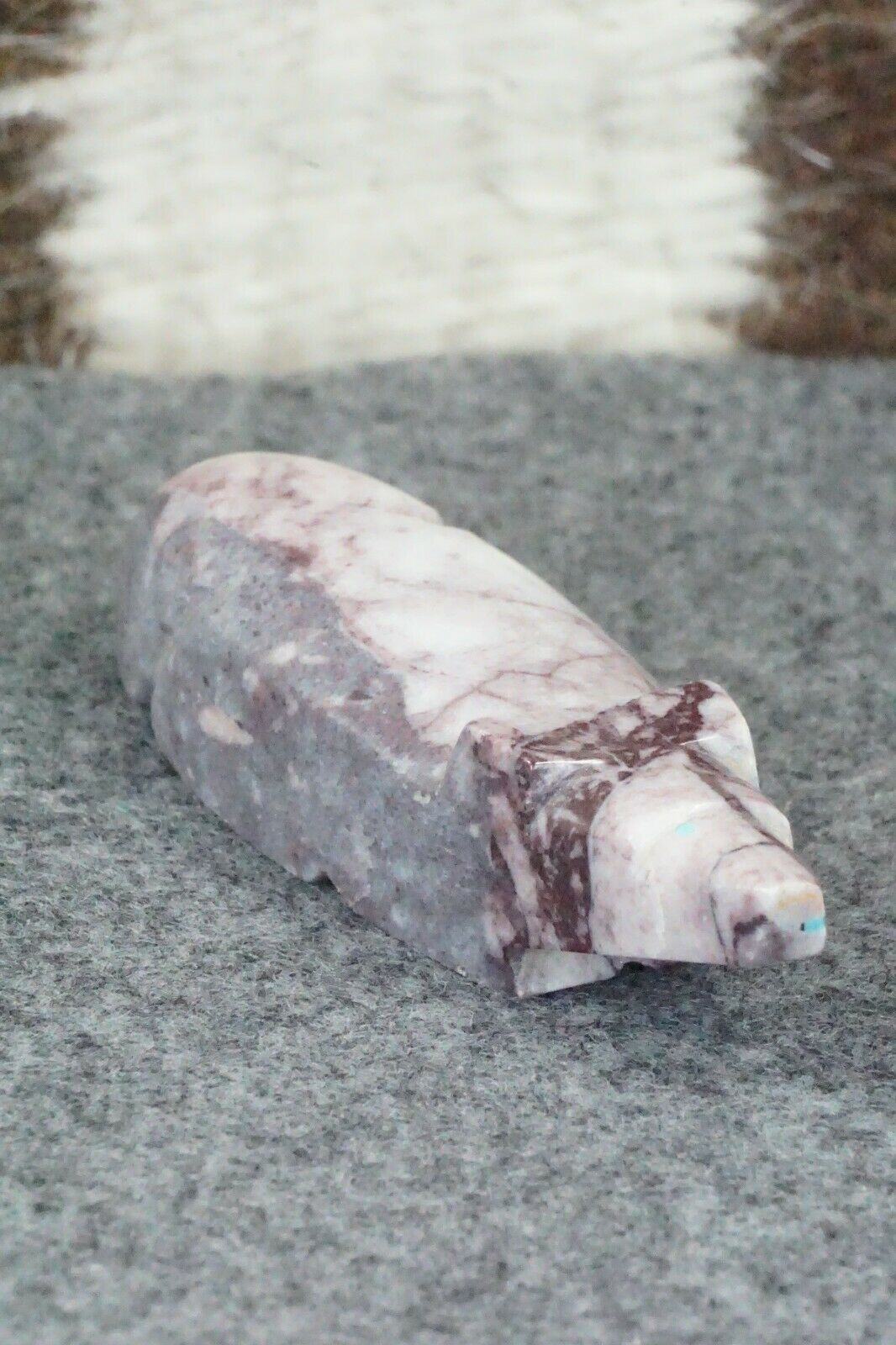 Bear Zuni Fetish Carving - Abby Panteah - High Lonesome Trading