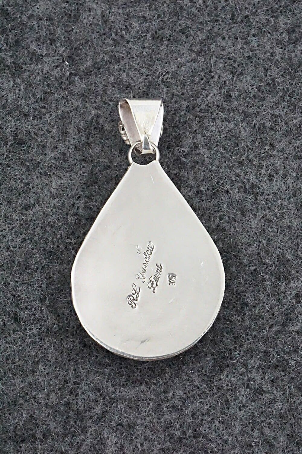 Multi Stone & Sterling Silver Pendant - Lynette Yuselew