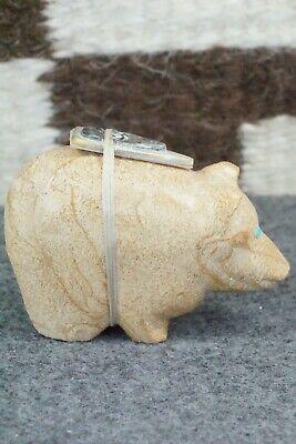 Bear Zuni Fetish Carving - Delvin Leekya - High Lonesome Trading