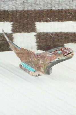 Rainbow Trout Zuni Fetish Carving - Bernard Laiwakete