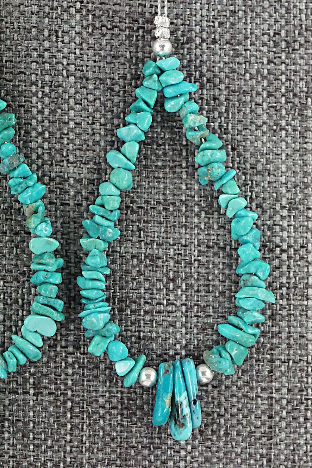 Turquoise & Sterling Silver Earrings - Tammy Nolcot