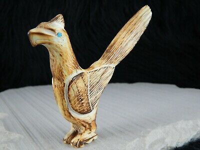 Roadrunner Zuni Fetish Carving - Tony Mackel - High Lonesome Trading