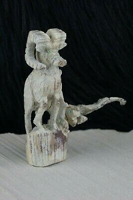 Ram and Eagle Zuni Fetish Carving - Jerrold Lahaleon - High Lonesome Trading