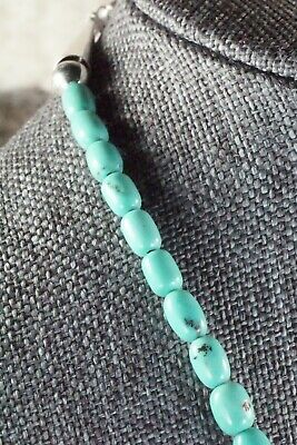 Turquoise & Sterling Silver Necklace - Louise Joe