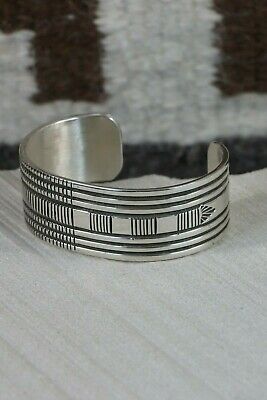 Navajo Sterling Silver Bracelet - Bruce Morgan - High Lonesome Trading