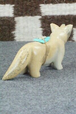 Wolf Zuni Fetish Carving - Enrike Leekya