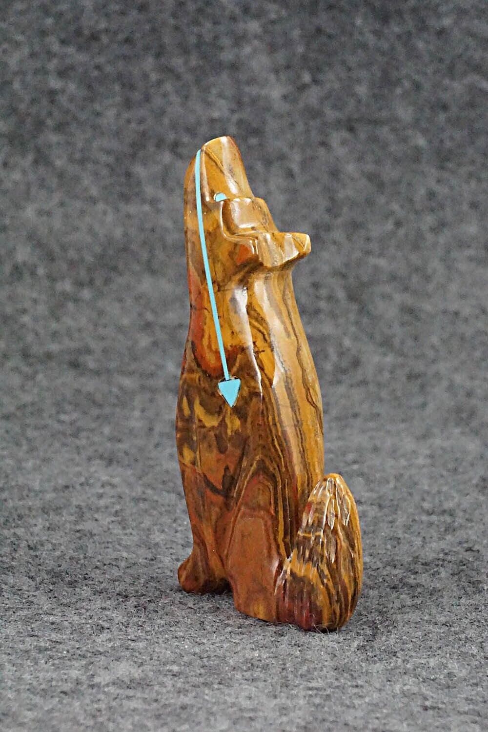 Coyote Zuni Fetish Carving - Rodney Laiwakete