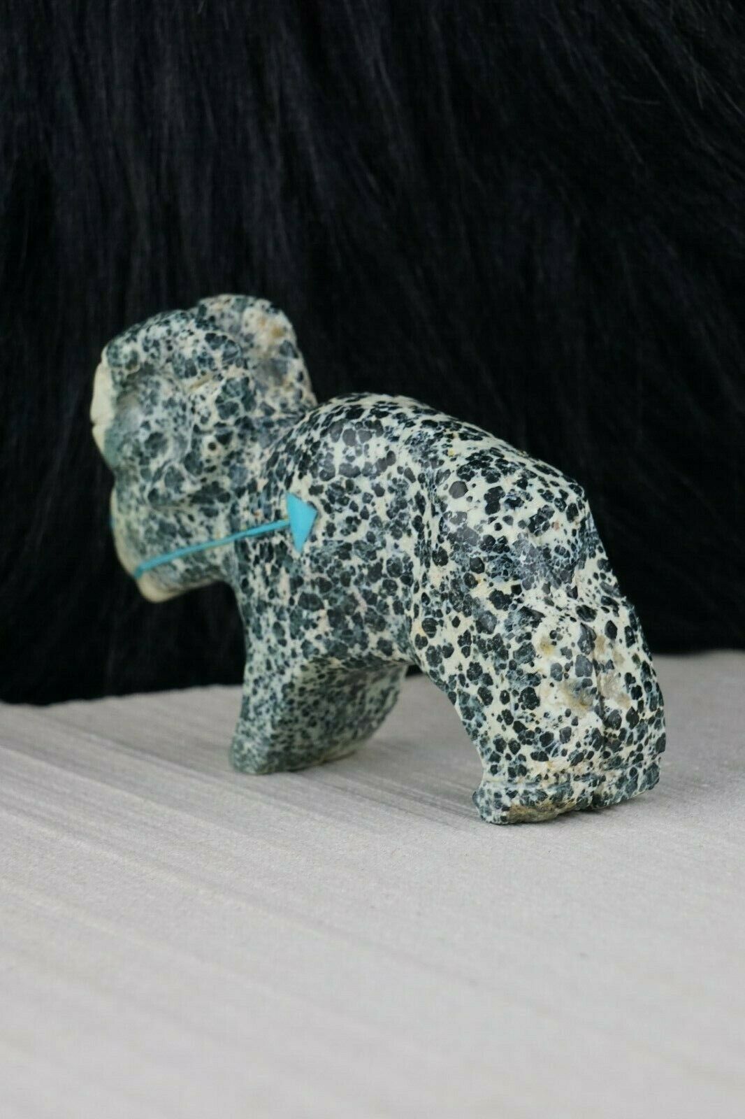 Ram Zuni Fetish Carving - Kevin Quam - High Lonesome Trading