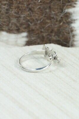 Coral & Sterling Silver Ring - Charles Martinez - Size 6.75