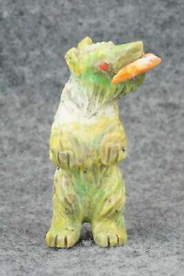 Bear Zuni Fetish Carving - Andres Quandelacy