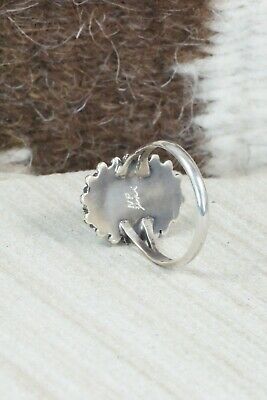Turquoise & Sterling Silver Ring - Noretta Brown - Size 5.75