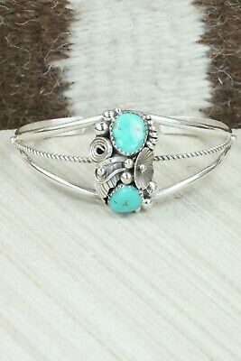 Turquoise & Sterling Silver Bracelet - Michael Calladitto