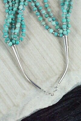 Turquoise & Sterling Silver Necklace - Rita Montoya