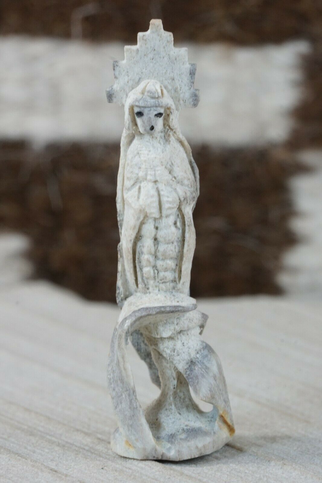 Corn Maiden Zuni Fetish Carving - Lewis Malie Jr - High Lonesome Trading