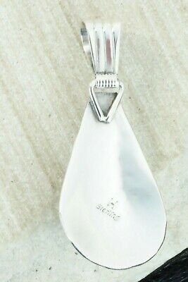Turquoise and Sterling Silver Pendant - Henry Attakai