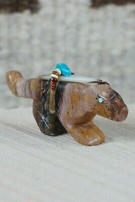 Mountain Lion Zuni Fetish Carving - Fernando Laiwakete - High Lonesome Trading